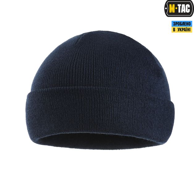 M-Tac шапка тонкая вязка 100% акрил Dark Navy Blue