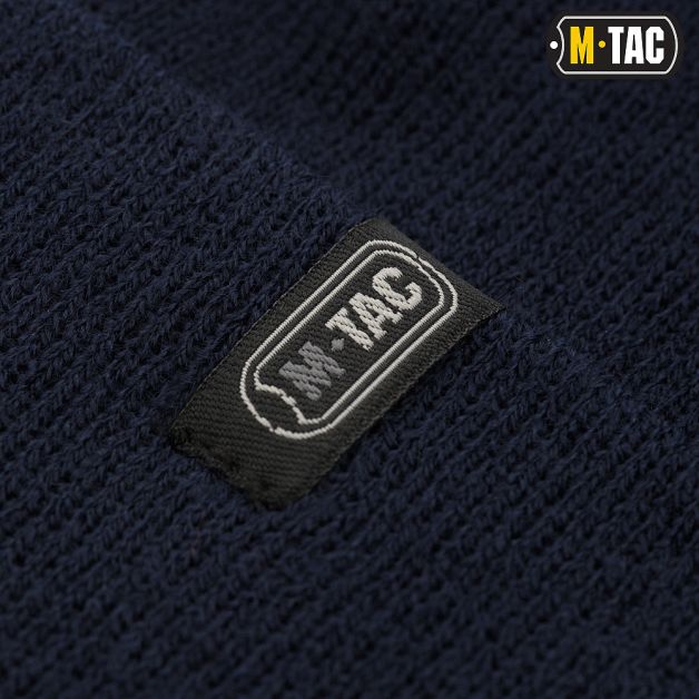 M-Tac шапка тонкая вязка 100% акрил Dark Navy Blue