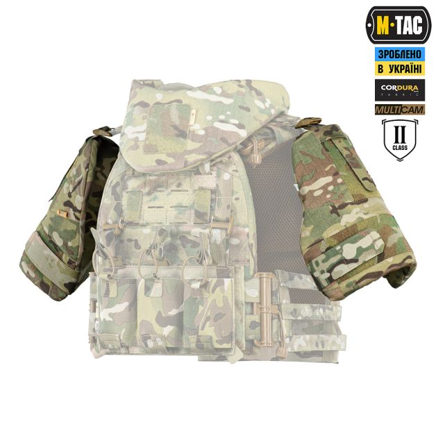 M-Tac плечевая защита с баллистическими пакетами 2 класс для Cuirass Multicam