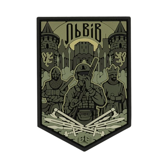 Brand Element нашивка Львов PVC olive