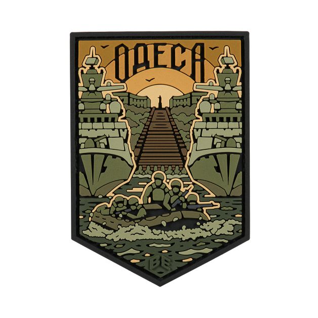 Brand Element нашивка Одесса PVC olive