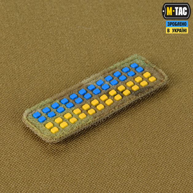 M-Tac нашивка флаг Украины 25х80 Velcro/PVC Multicam