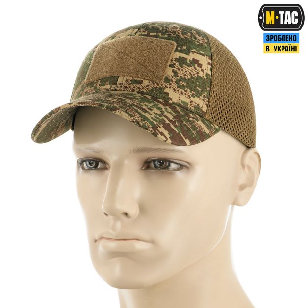 M-Tac бейсболка тактическая с сеткой Rip-Stop NGU Camo