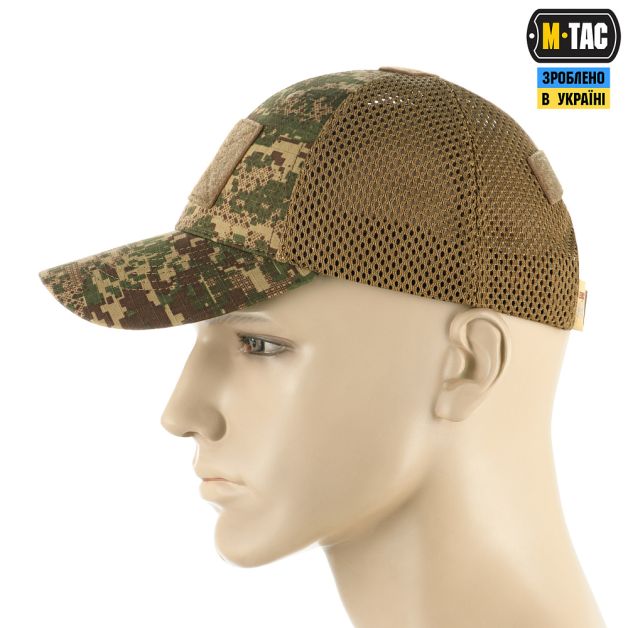 M-Tac бейсболка тактическая с сеткой Rip-Stop NGU Camo