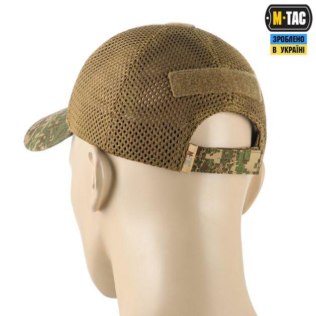 M-Tac бейсболка тактическая с сеткой Rip-Stop NGU Camo