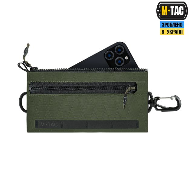 M-Tac кошелек с горизонтальный с карабином X-PAC Elite Ranger Green