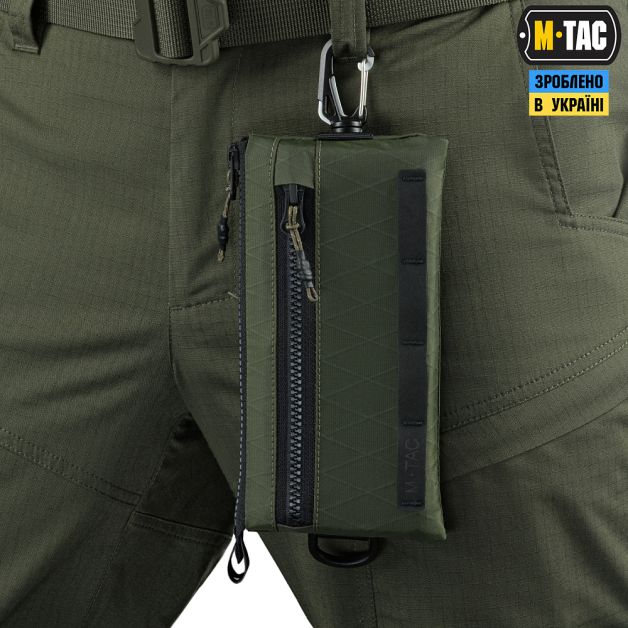 M-Tac кошелек с горизонтальный с карабином X-PAC Elite Ranger Green
