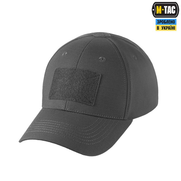 M-Tac бейсболка тактическая Elite Flex рип-стоп Wolf Grey