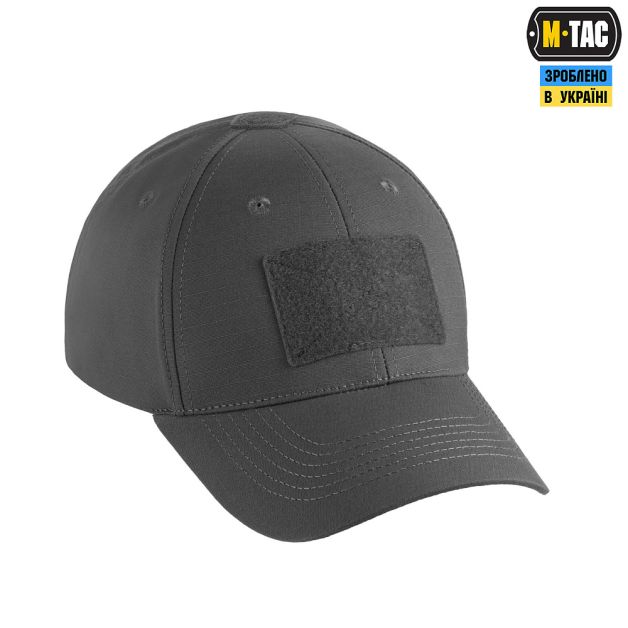 M-Tac бейсболка тактическая Elite Flex рип-стоп Wolf Grey