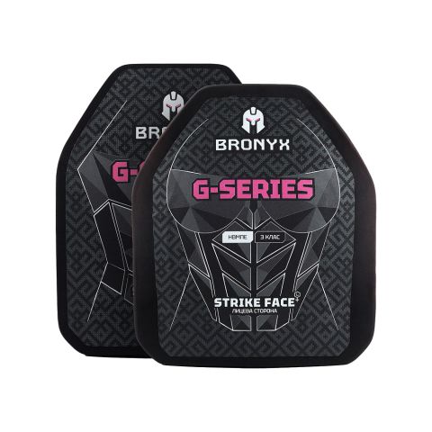 BRONYX комплект бронеплит (2 шт) G-Series 3-го класса размер L