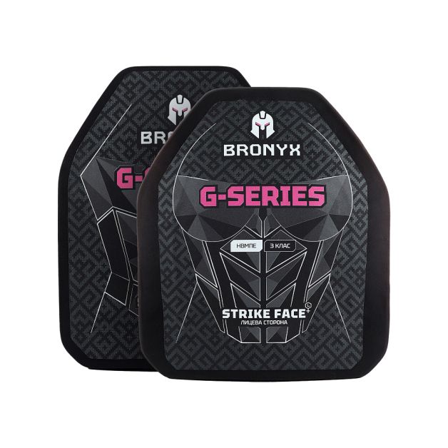 BRONYX комплект бронеплит (2 шт) G-Series 3-го класса размер L