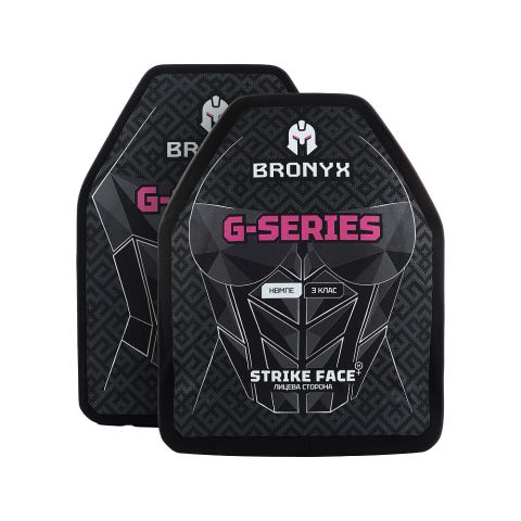 BRONYX комплект бронеплит (2 шт) G-Series 3-го класса размер M