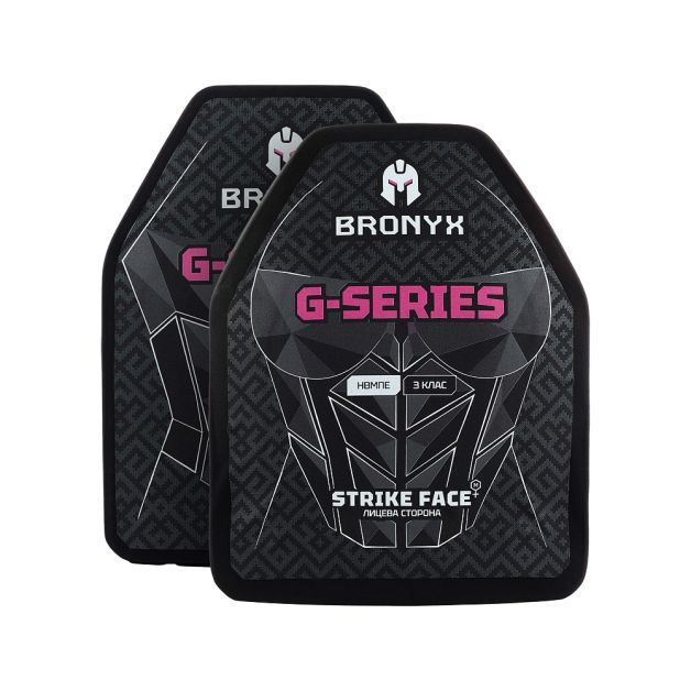 BRONYX комплект бронеплит (2 шт) G-Series 3-го класса размер M