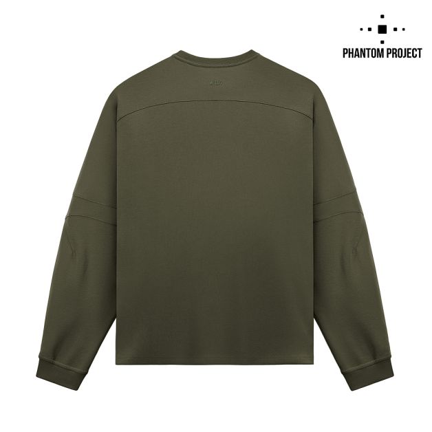 Phantom Project/M-Tac футболка Long Zipper combo Cotton Nylon Ranger Green