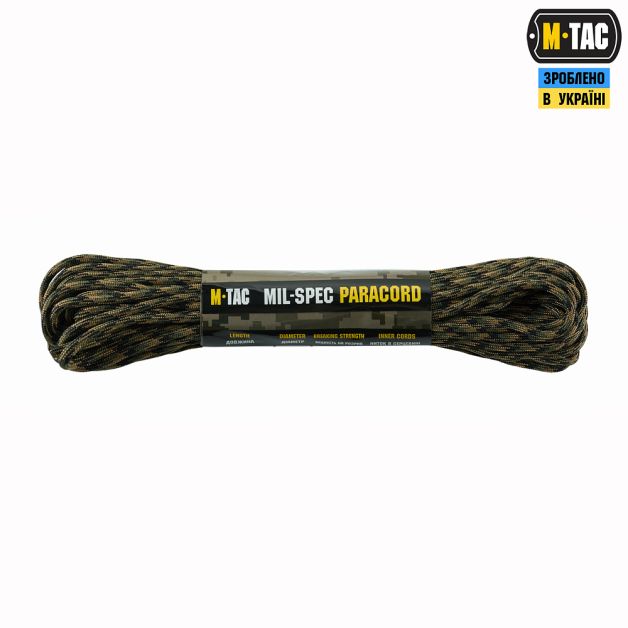 M-Tac паракорд 550 mil-spec 15m Woodland Marpat