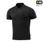 M-Tac поло Elite Tactical Coolmax Black/Dark Navy Blue