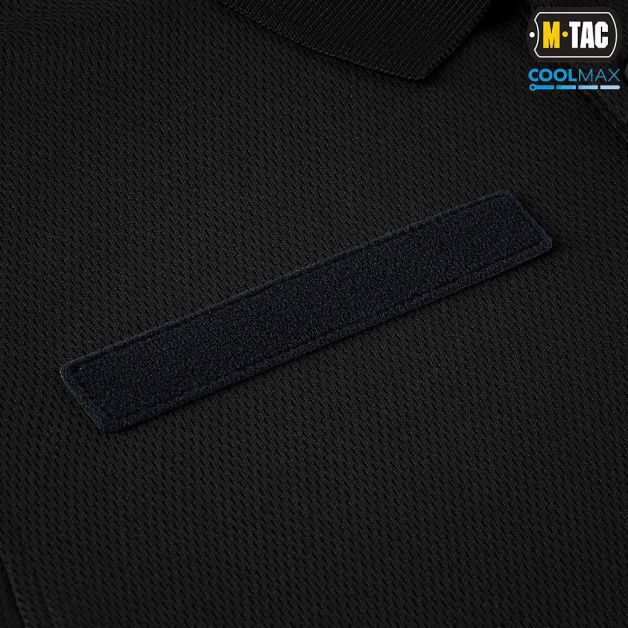 M-Tac поло Elite Tactical Coolmax Black/Dark Navy Blue