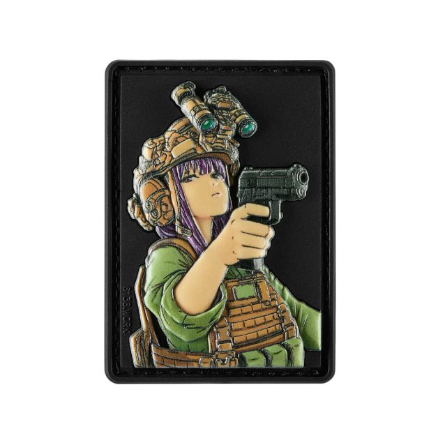 Нашивка Tactical girl №14 PVC