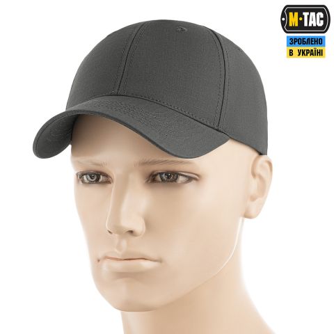 M-Tac бейсболка Elite Flex рип-стоп Wolf Grey