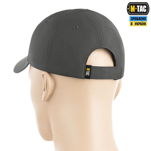 M-Tac бейсболка Elite Flex рип-стоп Wolf Grey