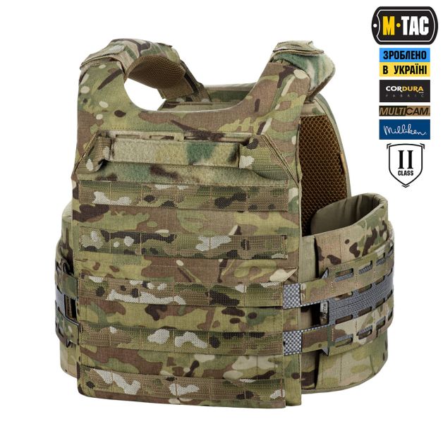 M-Tac плитоноска Cuirass Tiger Elite 2 класс защиты (размер плиты M) Multicam
