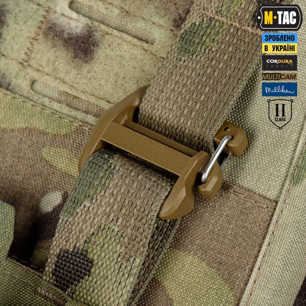 M-Tac плитоноска Cuirass Tiger Elite 2 класс защиты (размер плиты M) Multicam