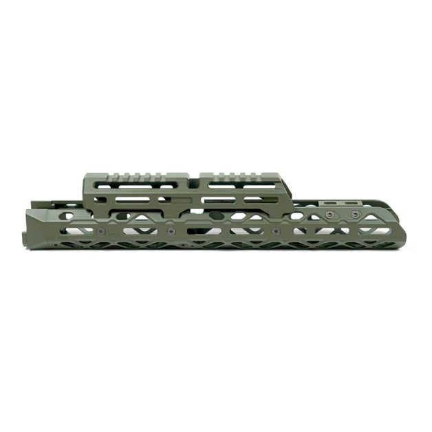 Крук цевье для АК длинное с креплением M-Lok и длинным верхним мостом OD Green (1U004B)