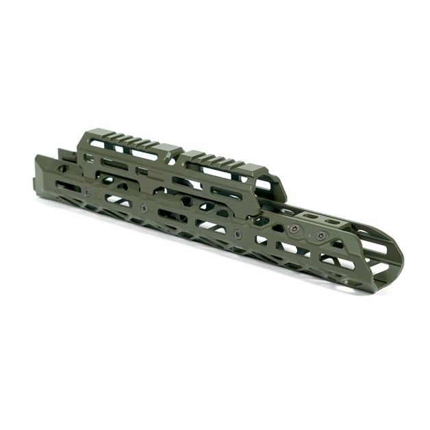 Крук цевье для АК длинное с креплением M-Lok и длинным верхним мостом OD Green (1U004B)