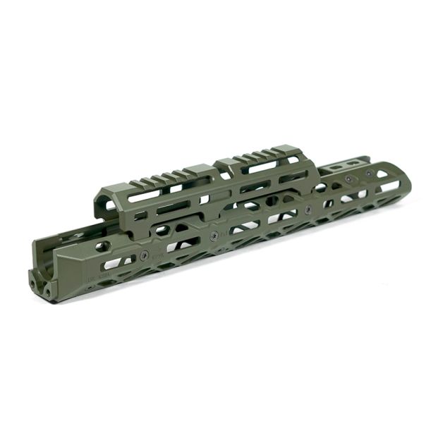 Крук цевье для АК длинное с креплением M-Lok и длинным верхним мостом OD Green (1U004B)