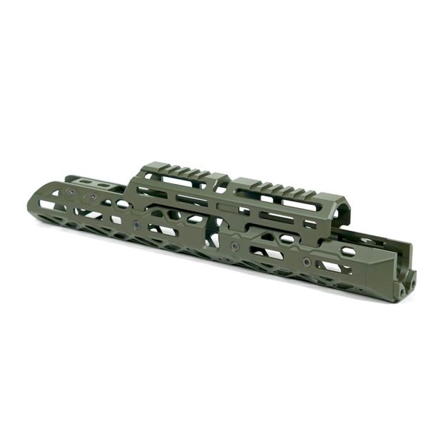 Крук цевье для АК длинное с креплением M-Lok и длинным верхним мостом OD Green (1U004B)