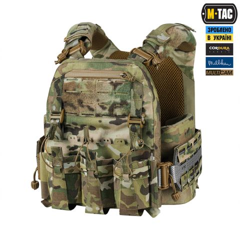 M-Tac плитоноска Cuirass Tiger FAST Elite (розмір плити L) Multicam