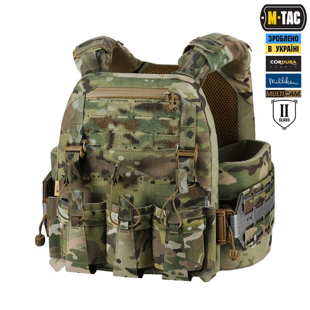 M-Tac плитоноска Cuirass Tiger Elite 2 класс защиты (размер плиты L) Multicam