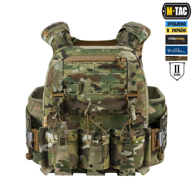 M-Tac плитоноска Cuirass Tiger Elite 2 класс защиты (размер плиты L) Multicam