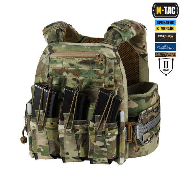 M-Tac плитоноска Cuirass Tiger Elite 2 класс защиты (размер плиты L) Multicam