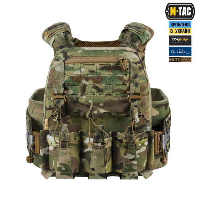 M-Tac плитоноска Cuirass Tiger Elite (розмір плити L) Multicam