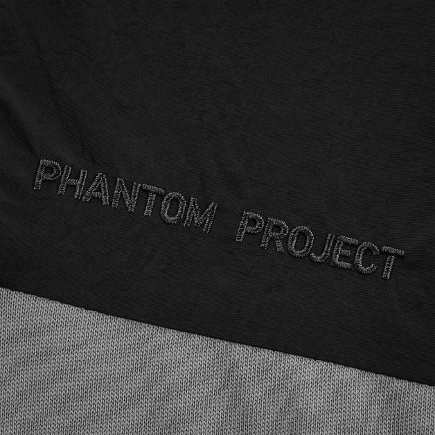 Phantom Project/M-Tac футболка Long Zipper combo Cotton Nylon Light Grey