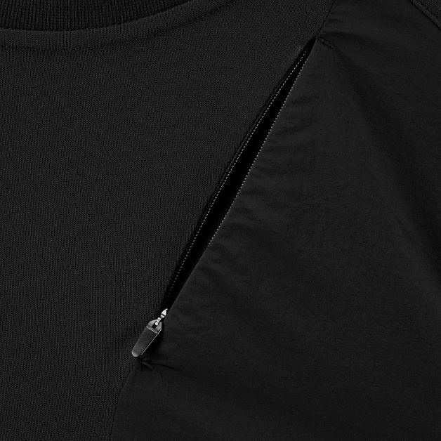 Phantom Project/M-Tac футболка Long Zipper combo Cotton Nylon Black