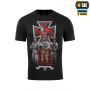 M-Tac футболка Лицарський хрест front Black