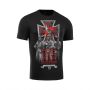 M-Tac футболка Лицарський хрест front Black