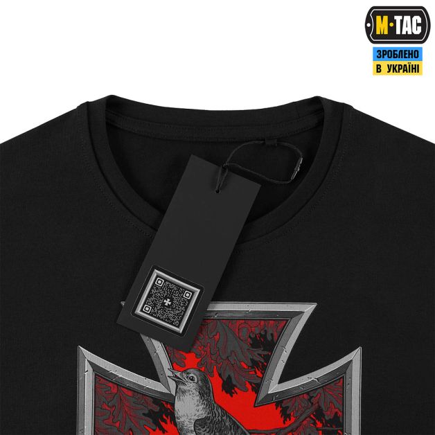 M-Tac футболка Лицарський хрест front Black