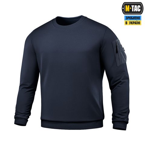M-Tac свитшот Nylon Pocket Cotton Hard Indigo Blue