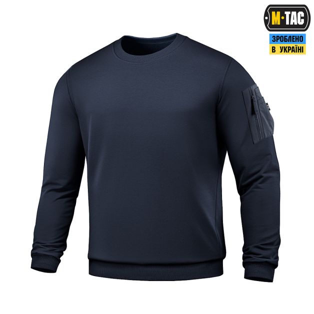 M-Tac свитшот Nylon Pocket Cotton Hard Indigo Blue