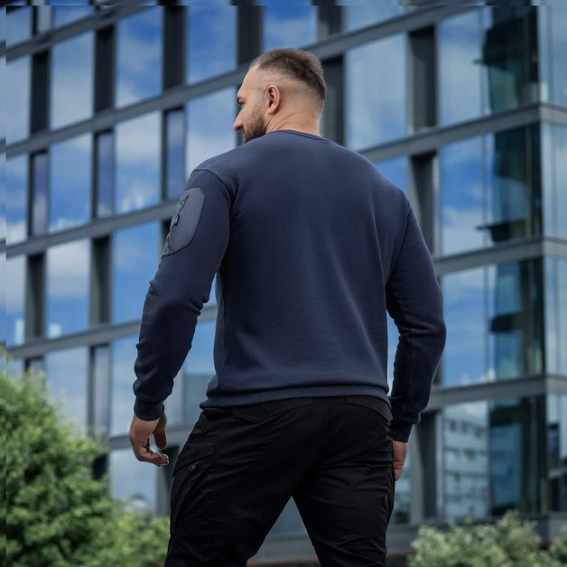 M-Tac свитшот Nylon Pocket Cotton Hard Indigo Blue