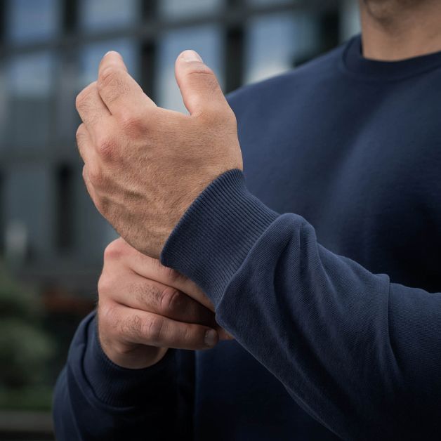M-Tac свитшот Nylon Pocket Cotton Hard Indigo Blue