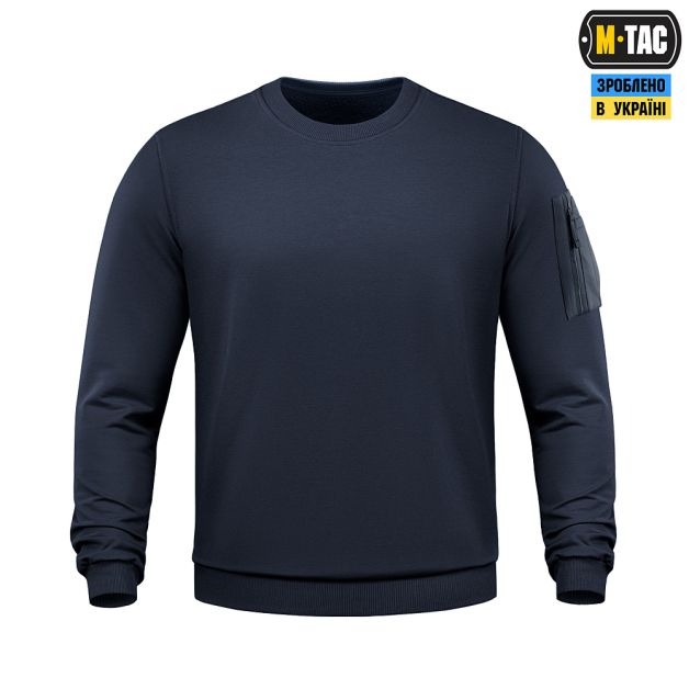 M-Tac свитшот Nylon Pocket Cotton Hard Indigo Blue