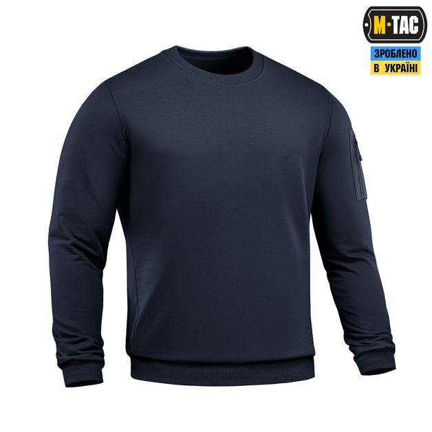 M-Tac свитшот Nylon Pocket Cotton Hard Indigo Blue