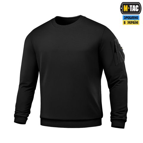 M-Tac свитшот Nylon Pocket Cotton Hard Black