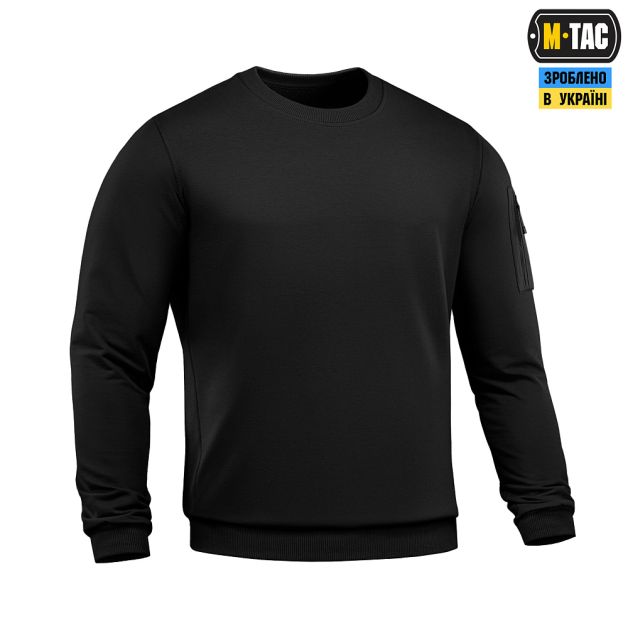 M-Tac свитшот Nylon Pocket Cotton Hard Black