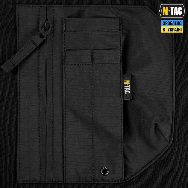 M-Tac свитшот Nylon Pocket Cotton Hard Black