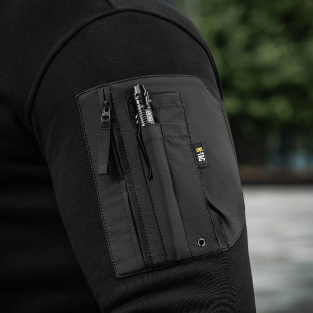 M-Tac свитшот Nylon Pocket Cotton Hard Black
